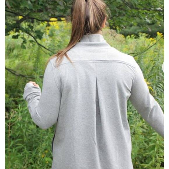 Lululemon Belle Wrap Heathered Medium Grey SZ 2 - Picture 2 of 14